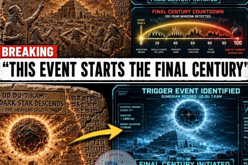 The Sumerian Tablet That Describes the Final Century of Humanity — And Names the Event That Triggers
