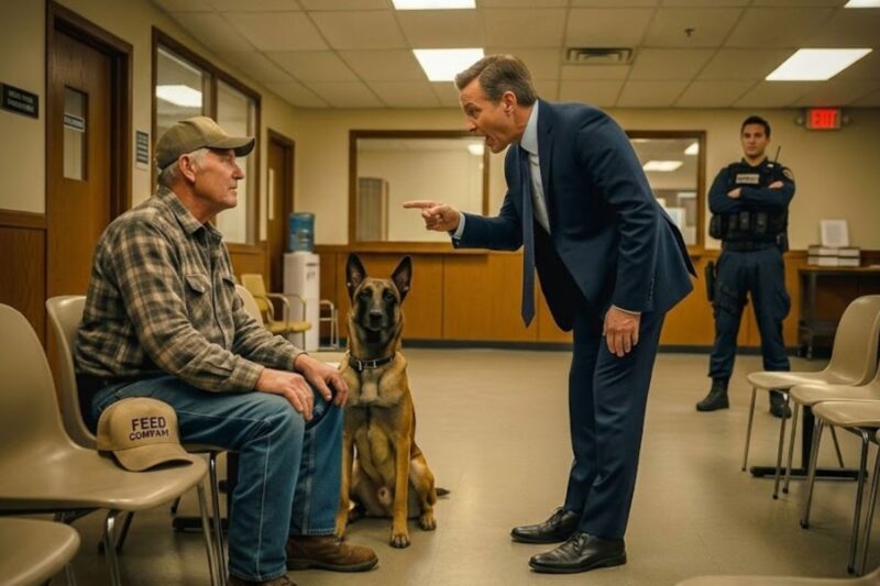 A Guard Humiliated an Elderly Veteran in Public—But One Move From His K9 Changed Everything