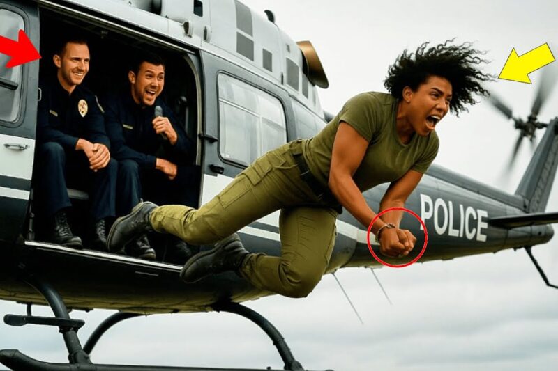 They Forced a Handcuffed Black Woman Out of a Helicopter — What She Did Next Left Cops Speechless