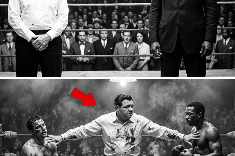 “They Asked Babe Ruth To Referee Black vs White Fight — 2,000 Witnesses Saw What Happened Next”