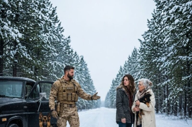 “What’s going on out here?” the Navy SEAL Asked — After Seeing a Family Alone in the Snow 