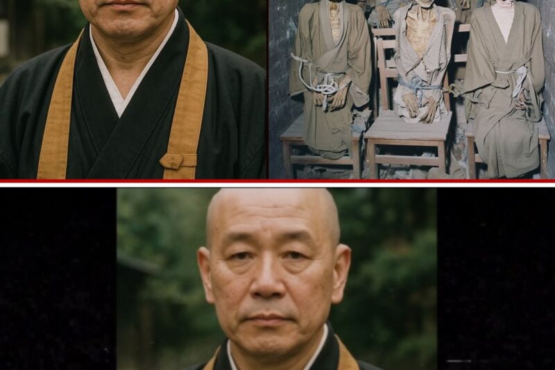 A locked-room mystery has been discovered in the basement of a temple, where seven mummies were found — a year earlier, one of the priests had gone missing…