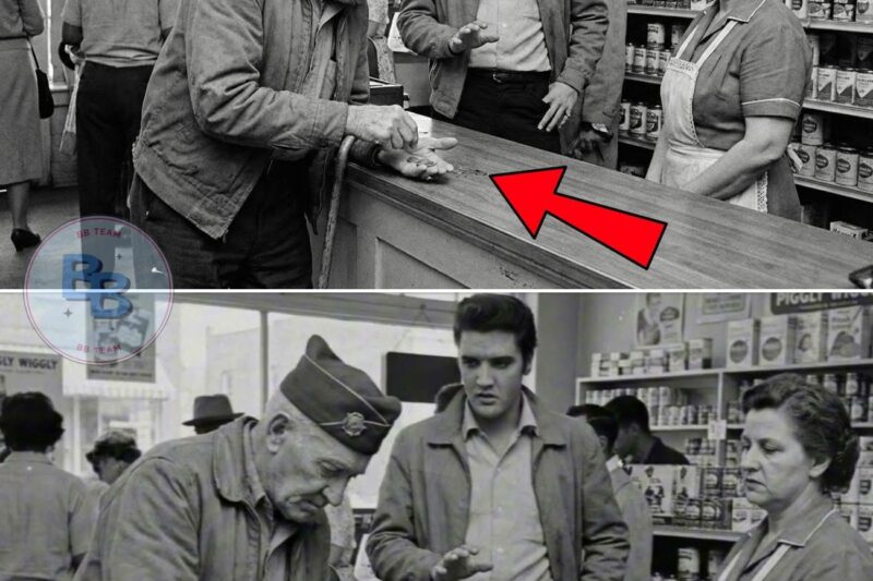 War Hero Counted Coins for BREAD —What Elvis did Next STUNNED Entire Store