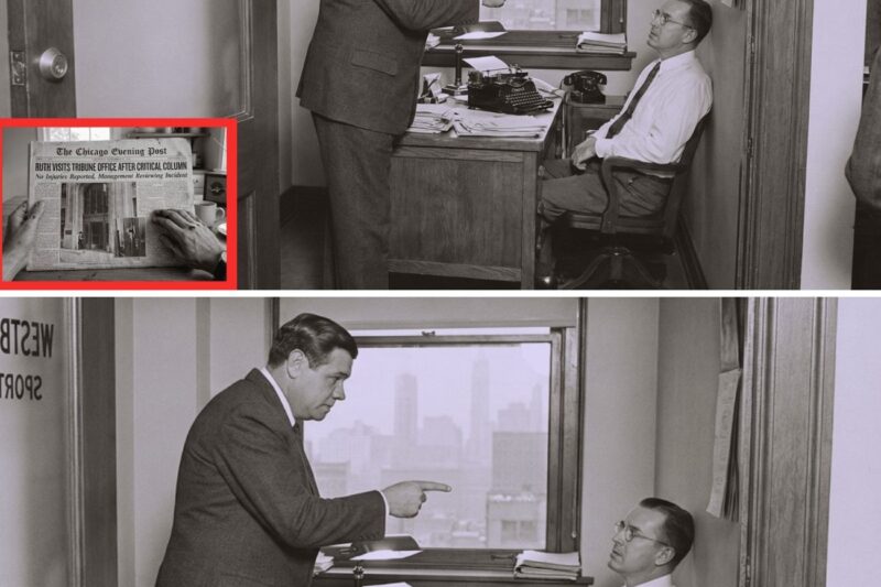 Journalist Attacked Babe Ruth In Newspaper — Ruth Showed Up At