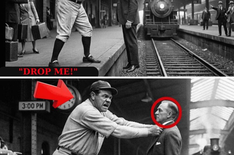 Ruth Suspended, Lifted 5’6″ Manager Over Rails — Huggins Smiled, Said “Then Do It” — Ruth Stopped