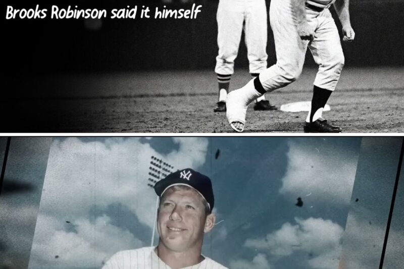 Brooks Robinson Saw Mickey Mantle Limp To The Plate — What He Did Next STOPPED The Game