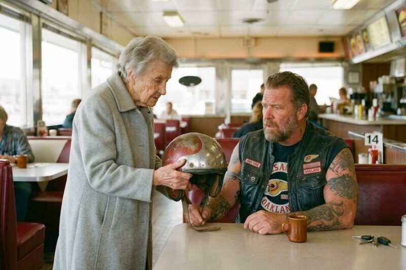 “Can You Ride?” An Old Lady Asked The Tattooed Guy—Unaware He’s The Hells Angels Boss