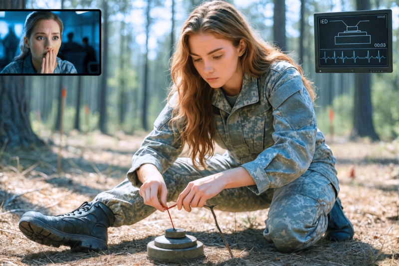 Everyone Thought the Rookie Would Break When the SEAL Team Sent Her Into the Forbidden Dead Zone as a Ruthless Test — But Hours Later, the Entire Base Fell Silent When She Walked Out Alone, Covered in Dust, Carrying the One Secret the Veterans Had Failed to Recover, Forcing Her Commander to Realize She Was Never Just a Recruit, but the Survivor of a Classified Mission Buried for Years, and Her Calm Return Was About to Expose a Truth That Could Shake the Whole Unit Forever