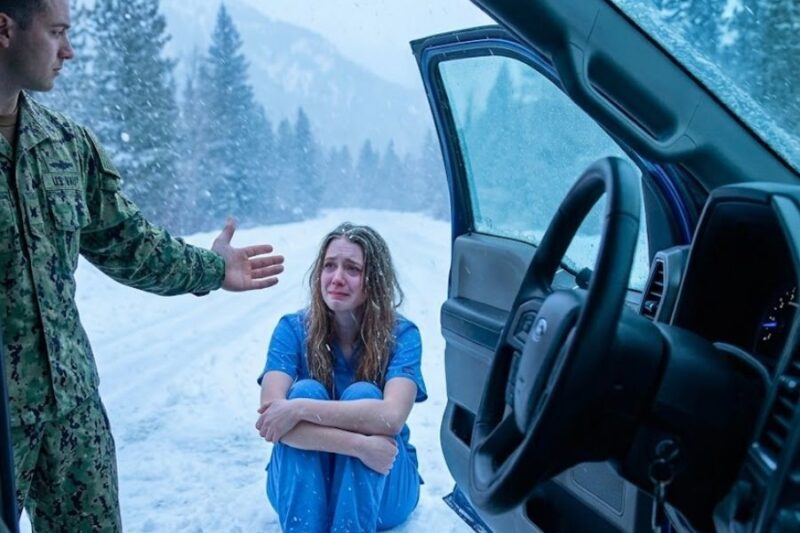 Navy SEAL Pulls Over for a Shivering Nurse in a Blizzard – What Follows Brings Hope to a Small Town