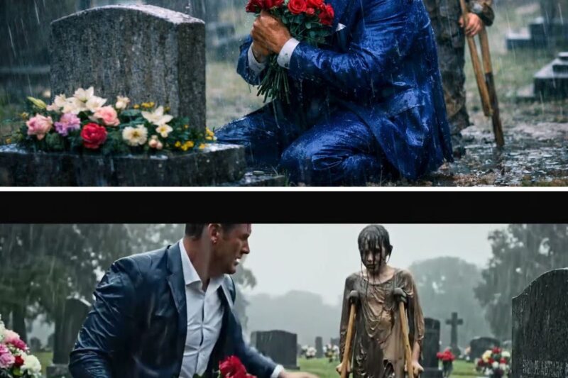 DON’T CRY DADDY, I’M ALIVE… SAID THE BOY ON CRUTCHES TO THE MILLIONAIRE