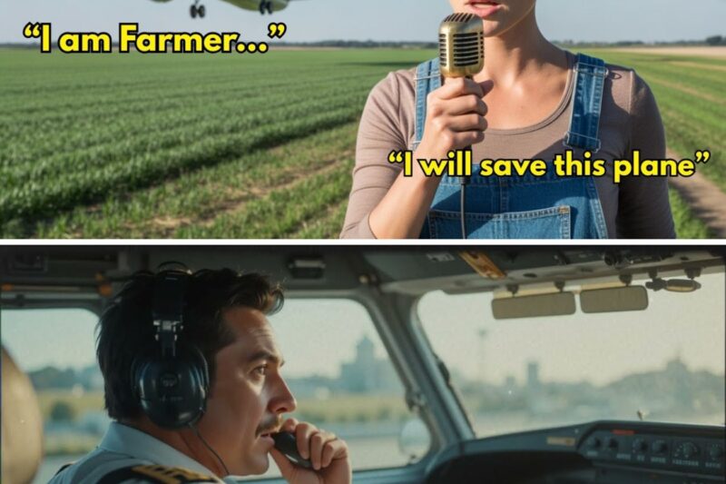 She Was Just a Farmer — Until the Jet Lost Both Engines and Her Voice Came on the Radio