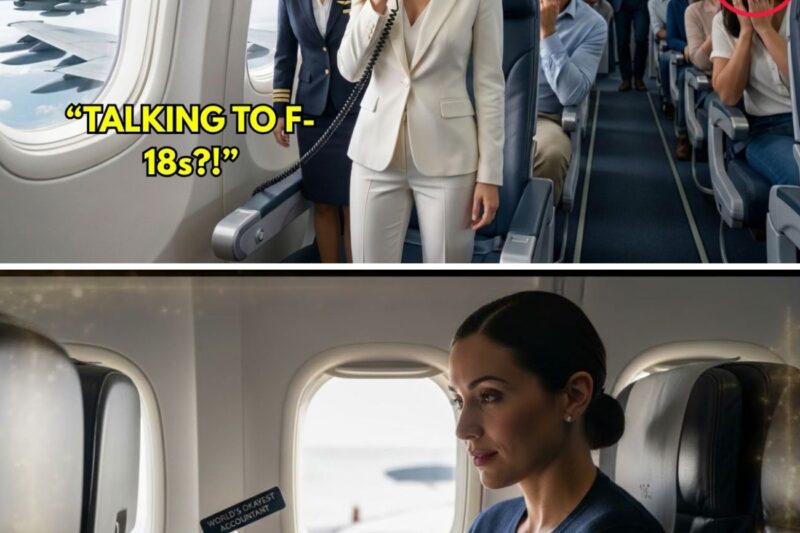 No One Knew the Quiet Woman Was a Combat Pilot — Until the Captain Heard Her Talking to F-18s