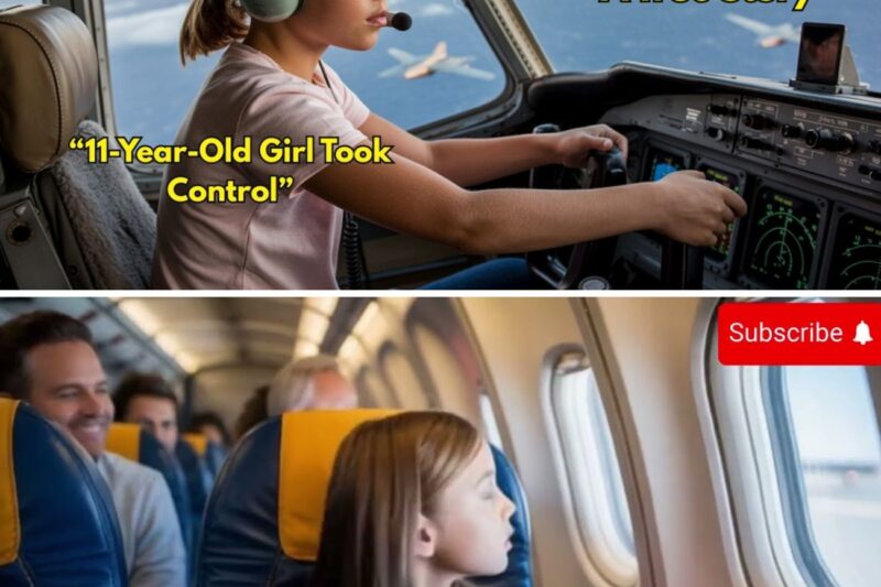 “The Plane Went Silent at 30,000 Feet — Until an 11-Year-Old Girl Took the Pilot’s Seat”