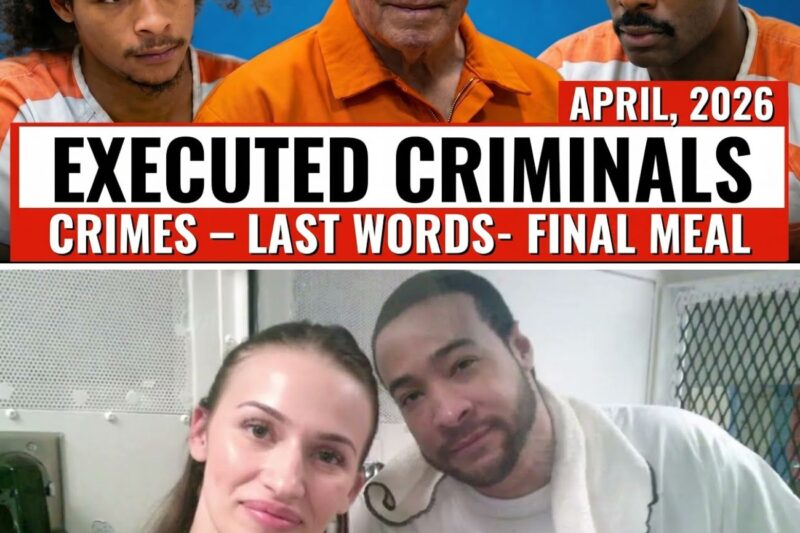 “All Death Row Inmates Executed in April 2026 (US) — Their Final Meals, Last Words, and Chilling Final Moments”