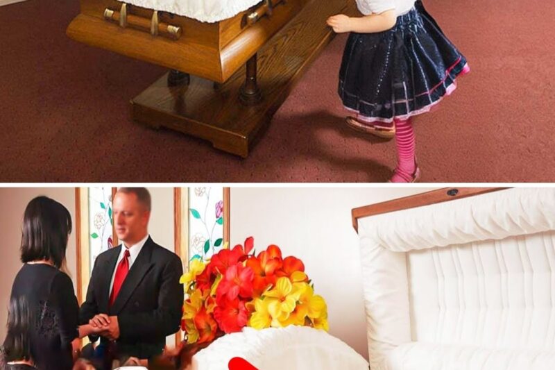 3-Year-Old Girl Cries at Her Mother’s Funeral, Then the Coffin Starts Shaking!