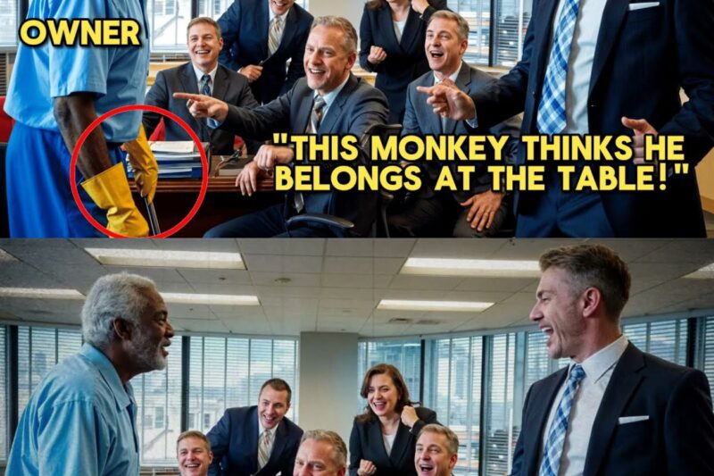 (1) Old Black Janitor Walks Into a Board Meeting—Executives Laugh Until He Shuts the Entire Company Down –