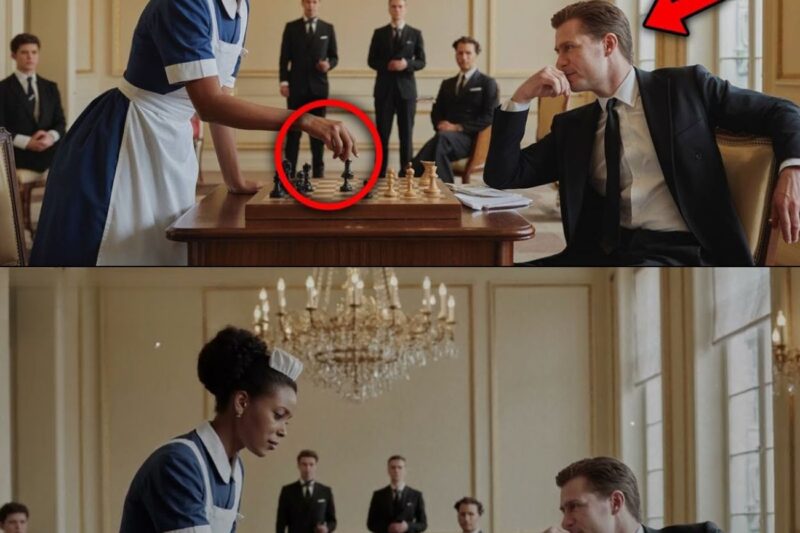 CEO Invites Black Maid to Play Chess as a Joke – But Her Move Leaves Everyone Stunne