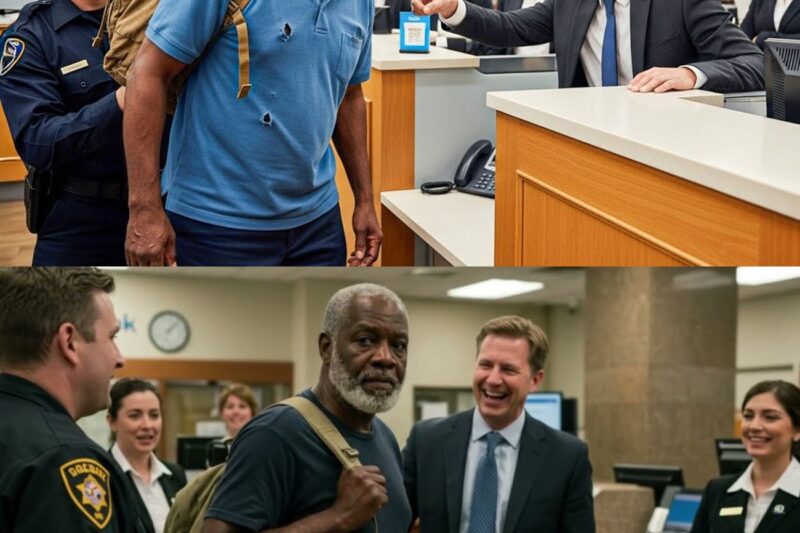 Old Black Man with a Sack Claims Bank Ownership—They Laughed Until They Regretted It