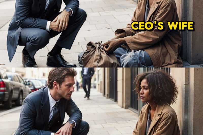 (1) Man Invites Homeless Woman to Office Party, Only to Find Out She’s the CEO’s Wife 