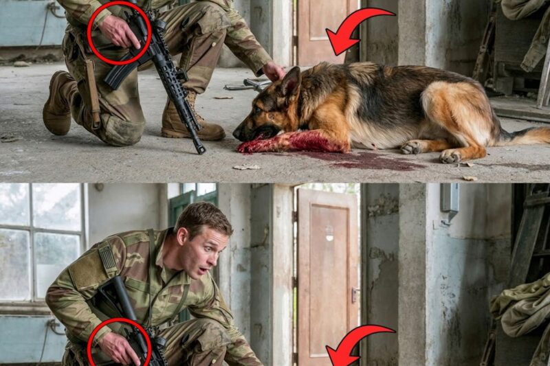 Veteran Found a Wounded Military Dog in an Abandoned Shelter — What Happened Next Was Unbelievable 