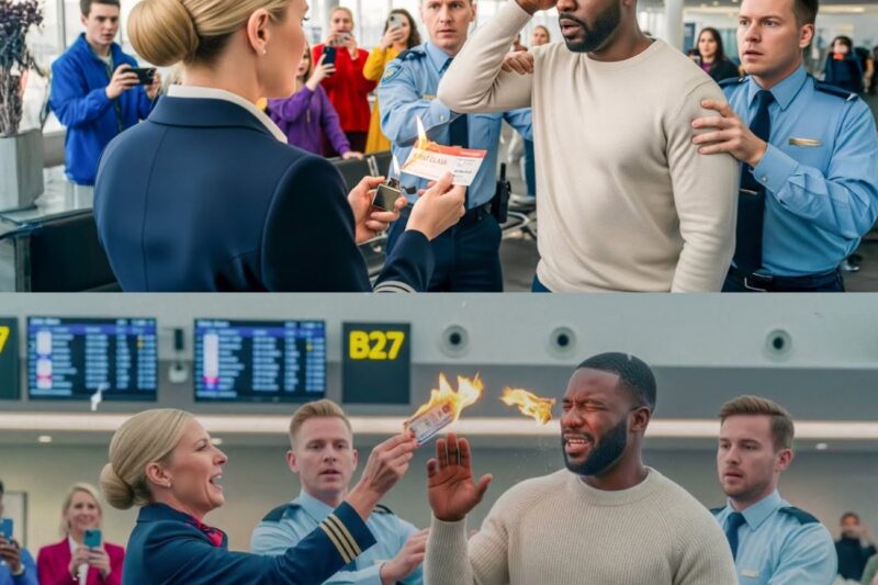 Flight Attendant Torched Black CEO’s Ticket — Minutes Later, the Airline Fell Into Chaos