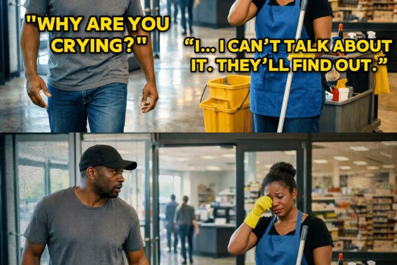 Undercover Black CEO Walks Into His Store and Finds the Janitor Crying — And the Truth Is Worse 