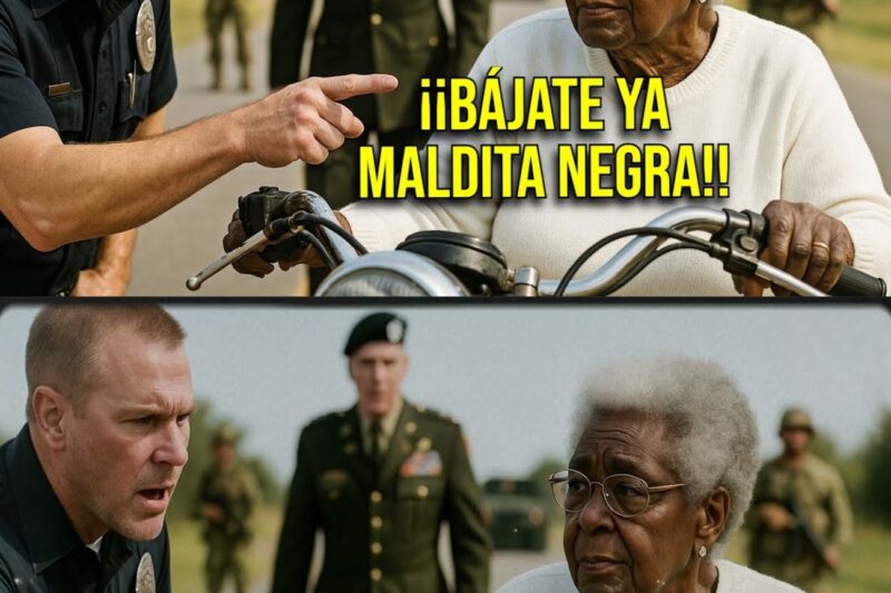 He stopped a black veteran… he didn’t know who was coming behind him
