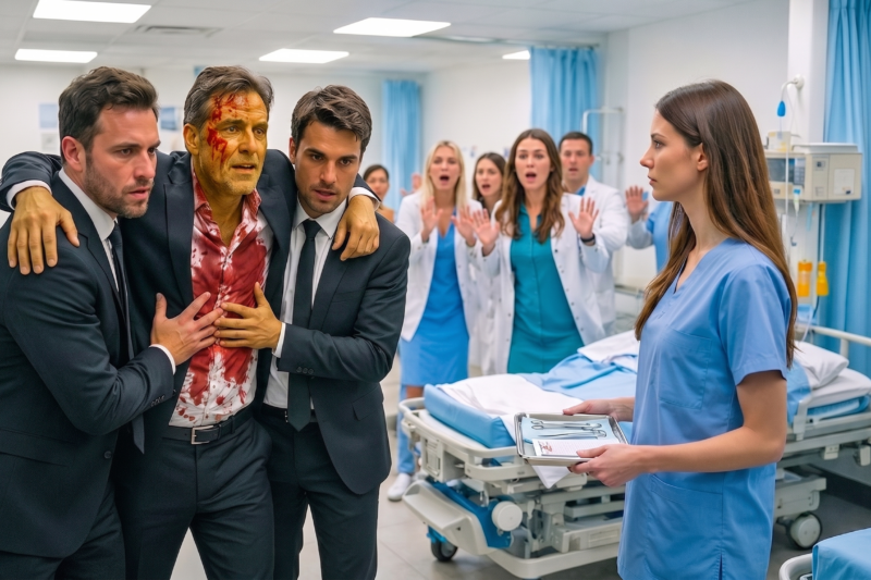 Nobody in the emergency room suspected the quiet nurse with tired eyes had once saved soldiers under fire — until a feared cartel boss was rushed through the doors, wounded, desperate, and surrounded by panic, turning the entire hospital into a pressure cooker of secrets, fear, and impossible choices; but when doctors froze and everyone expected chaos to take over, the rookie-looking nurse stepped forward with battlefield calm, revealing a past no one was supposed to know and making one thing terrifyingly clear: she was the only person in that room who knew how to keep him alive.