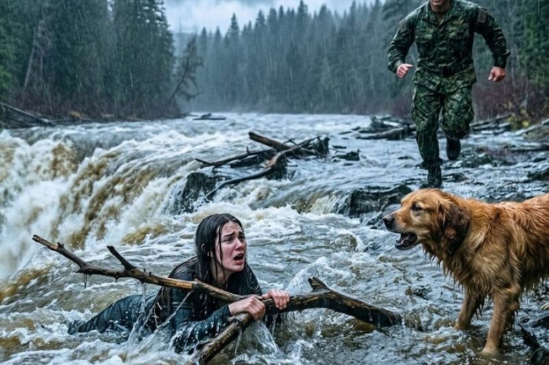 Loyal Golden Retriever Guided a Navy SEAL Through Floodwaters… to Save Her Owner’s Life 