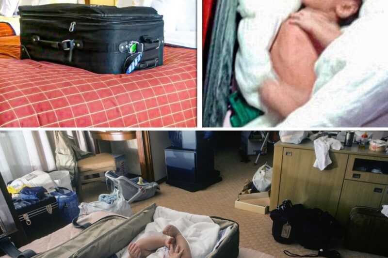 Hotel Visitor Gasped on Finding Baby with Note in His Suitcase