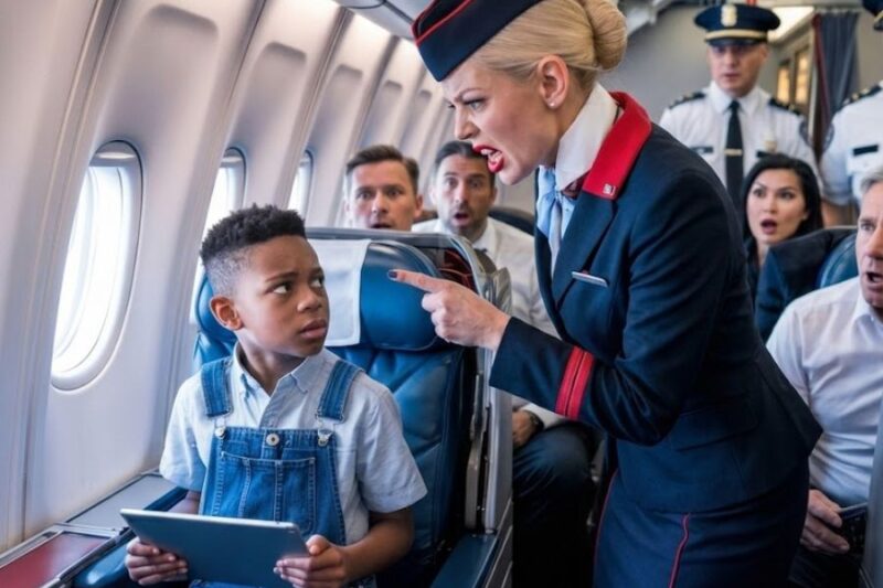 When Flight Attendant Calls Police on 9-Year-Old First Class Black Passenger—His File Reveals … 