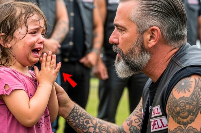 “My Mom Says We Must Stay Quiet” — A 5-Year-Old Girl Trembled Outside a Lonely Diner, Clutching Her Little Backpack as She Asked a Group of Bikers for Help in a Voice Barely Louder Than a Whisper, but When the Hells Angel Leader Knelt Down and Heard What She Was Too Afraid to Say, His Expression Changed, the Whole Parking Lot Went Silent, and One Child’s Secret Turned a Cold Night Into a Rescue No One in That Town Would Ever Forget.