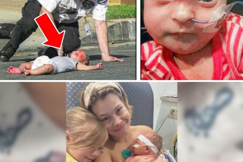Mom gives birth, sees baby and calls 911