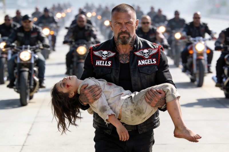 Hells Angel’s Daughter Was Beaten Until She Fell Unconscious, Her Small Body Left Helpless While Shock and Fear Spread Through the Neighborhood — But Just One Hour Later, Word Reached the Motorcycle Club, and 399 Bikers Roared to Life, Engines Thundering Through the Streets, Ignoring Traffic, Rules, and Authority, United by Loyalty and Rage, Racing Toward the Scene With One Unstoppable Purpose: To Confront the Attackers, Deliver Justice, and Make Sure That Anyone Who Harmed Their Family Would Learn the Price of Crossing the Hells Angels, Leaving Witnesses Stunned by the Sheer Scale, Speed, and Relentless Determination of a Brotherhood Fueled by Protection, Vengeance, and Honor.