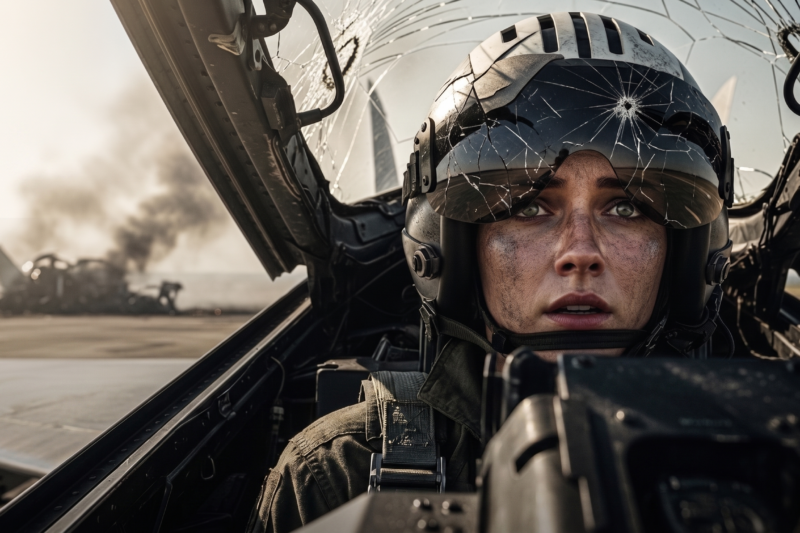 She Was Declared Dead After Vanishing in the Storm Seven Years Ago — But When a Forbidden Distress Signal Crackled Over the Tower Tonight, an Old Hangar Door Opened, a Forgotten Plane Roared Back to Life, and the “Ghost Pilot” Returned to the Sky With One Message That Made Every General Go Silent, Every Radar Operator Freeze, and Everyone Who Buried Her Wonder What Really Happened on That Last Flight — Because Before Dawn, She Wasn’t Just Coming Back… She Was Leading Them Toward the Secret Someone Had Tried to Keep Hidden Forever.