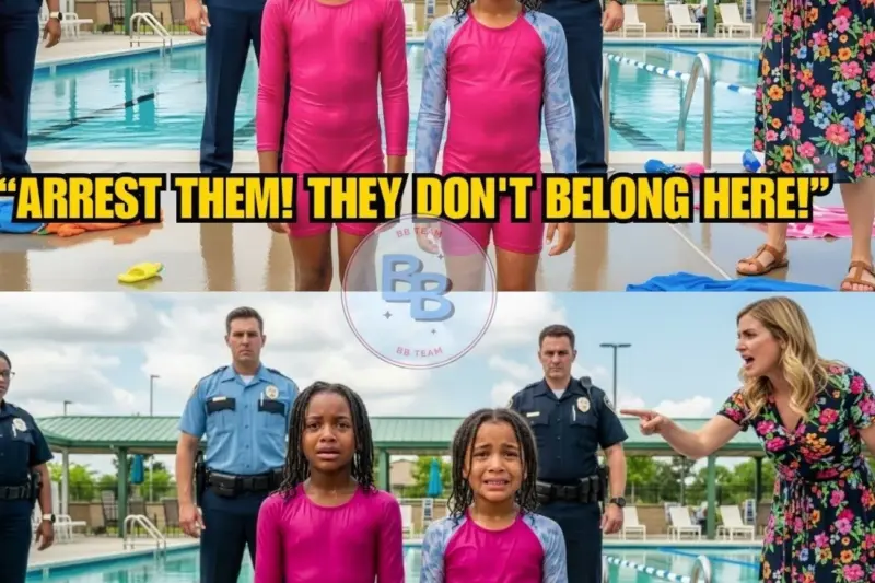 White Neighbor Calls Cops on Black Twin Girls at Pool — THEN, Speechless When Their Mom Arrives as the…