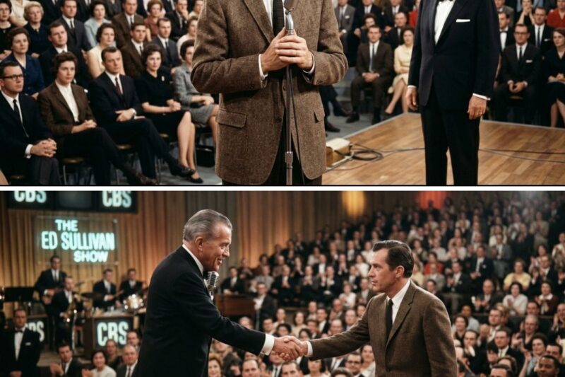 Ed Sullivan stopped his show after 1,087 episodes — a man in row 14 said 7 words