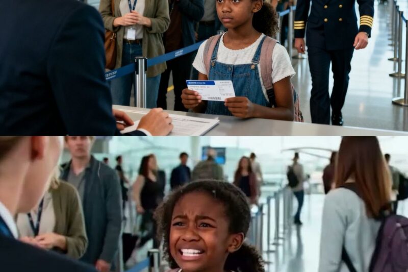 Black Girl Harassed in Boarding Line — Freezes When Her Dad, the Captain, Intervenes!