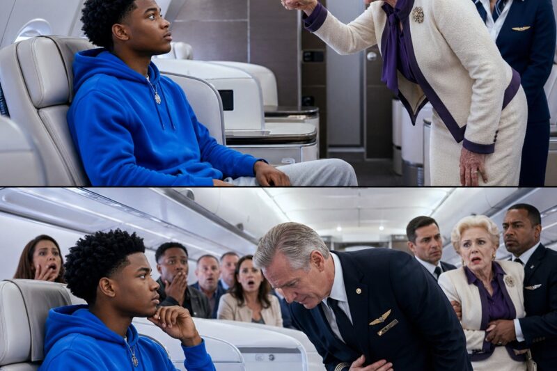 I Was Dragged Out of First Class Because a Rich Woman Said I Didn’t Belong There — But When the Captain Saw My Name, He Froze, Saluted Me in Front of Everyone, and Revealed the One Secret That Turned the Entire Plane Against Her