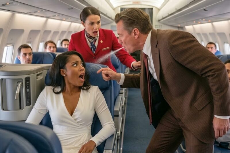 Rich Passenger Spits on Black Woman in Business Class — She’s the Judge Who Can End His Career