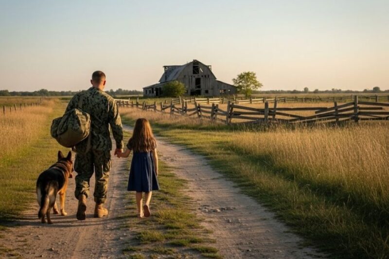 A Navy Veteran Came Home Broken… Until One Loyal Dog Led Him to a Miracle