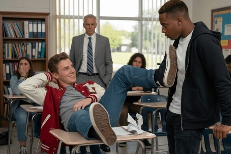 A Bully Refuses to Move From New Black Student’s Desk — Instantly Regrets It 