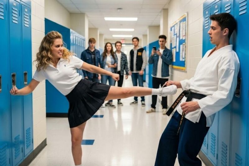 Black Belt Asked the Janitor Girl to Spar “For Fun” — What Happened Next LEFT Everyone SPEECHLESS 