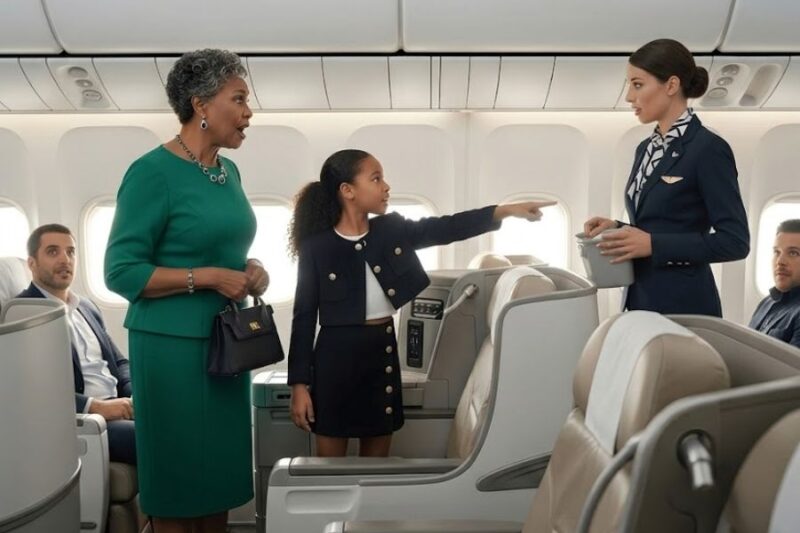9-year-old trillionaire’s daughter fires entire flight crew after flight attendant throws away he…