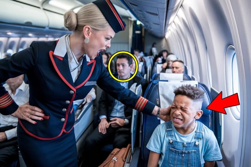 Flight Attendant Hits Black Boy in First Class — His Billionaire Dad Responds