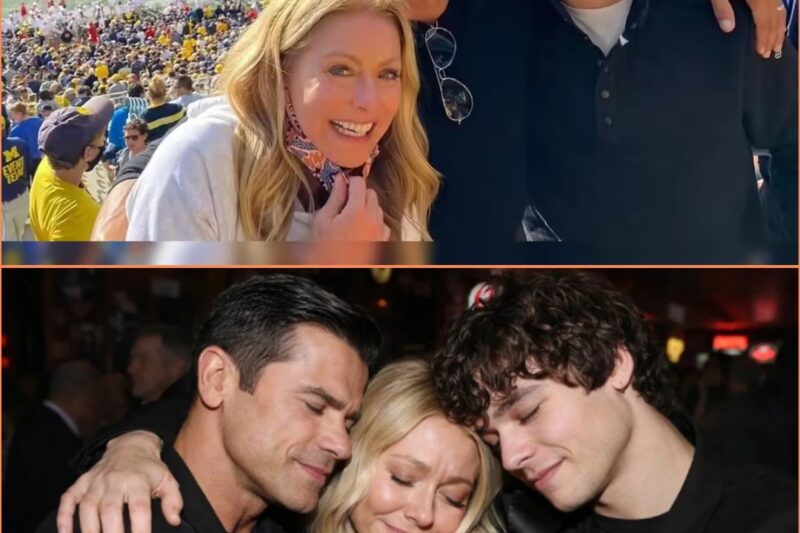 Kelly Ripa and Mark Consuelos celebrate son Joaquin’s Broadway debut at the show’s afterparty in NYC