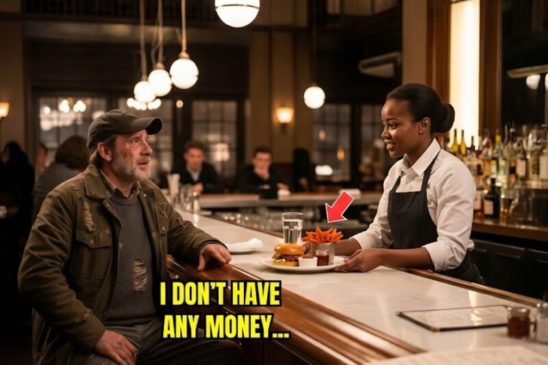 Millionaire Pretends to Be Broke at His Bar – Waitress’s Response to His Order Leaves Him Speechless