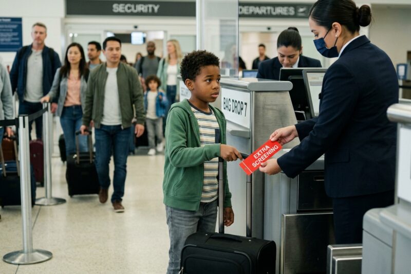 A TSA Agent Placed a Red Tag on My Black Son’s Suitcase at the Drop-Off, While Everyone Else Walked By—But He Was About to Open the One Item He Never Should Have Touched