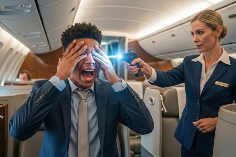 Flight Attendant Blinds Black Teen with Taser — Moments Later, His Father Shuts Down the Airline