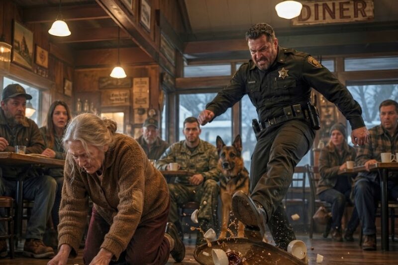A Corrupt Sheriff Twists the Truth, an Elderly Woman Stays Silent—Until a Navy SEAL and Dog Arrive